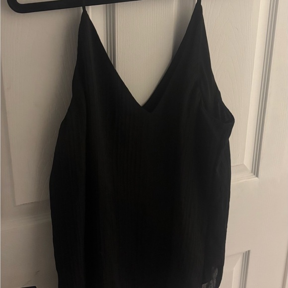 Express Tops - Express Black V-Neck Cami Tank Top